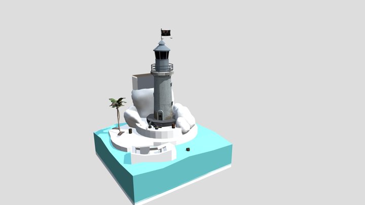 DAE Diorama - RUSTBORN (Unfinished) 3D Model