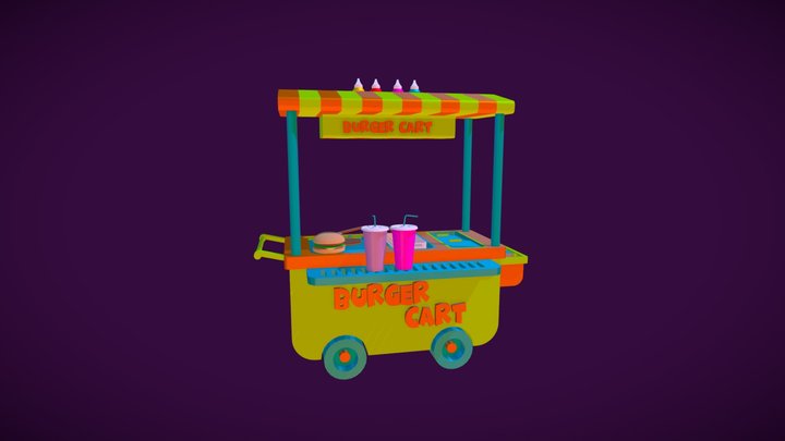 Food Car Toys 3D Model
