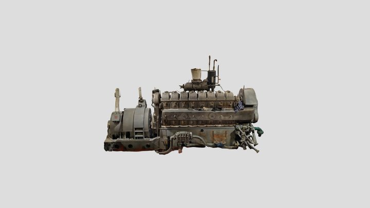 Slater Restored Engine 3D Model