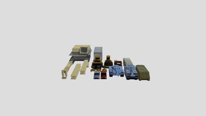 Postal 2 miscellaneous stuff 3D Model