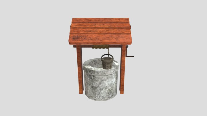 Medieval Well 3D Model