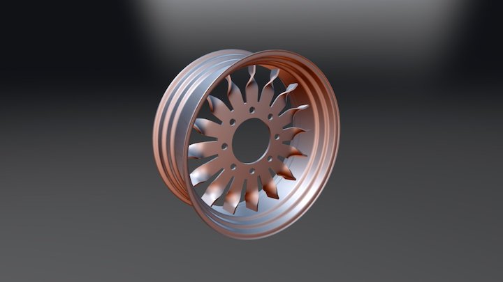 Колесо W15Lx28 3D Model