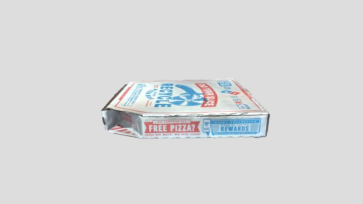 Pizza Box 3D Model
