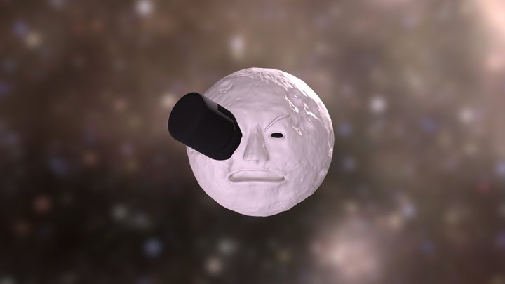 Moon FBX 3D Model