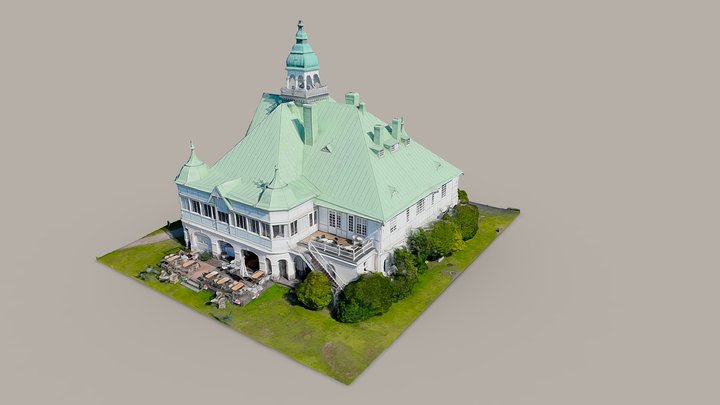 Ympäristöhistoriaselvitys Ravintola NJK Helsinki 3D Model