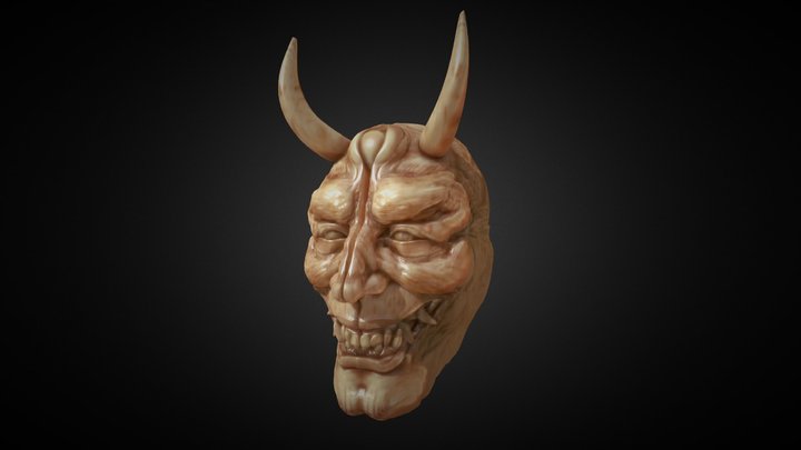 Oni Netsuke 3D Model