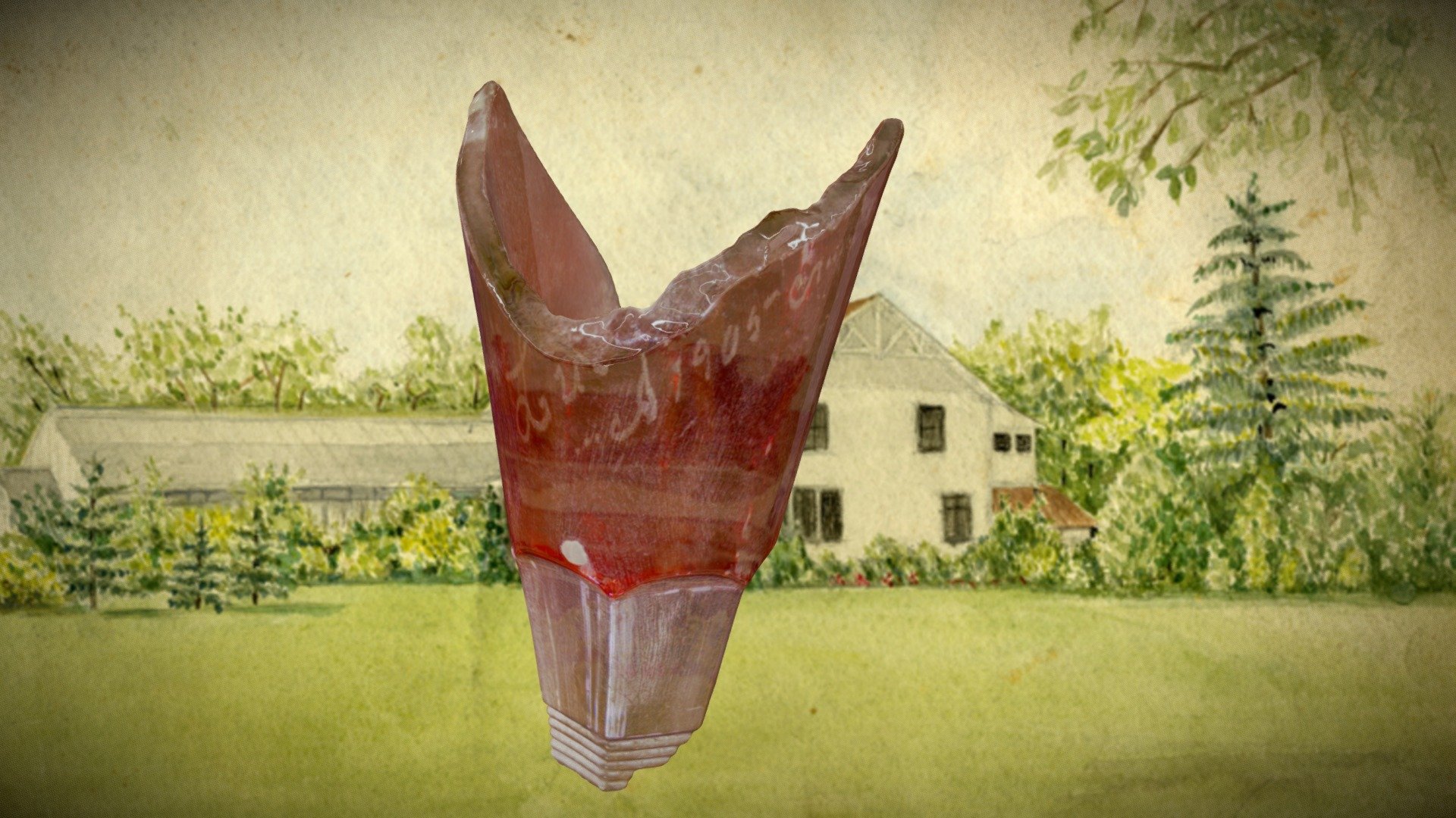 1905 Personalized Souvenir Glass