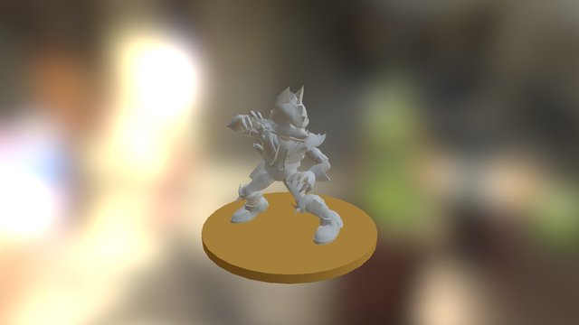 Wolf amiibo 3D Model