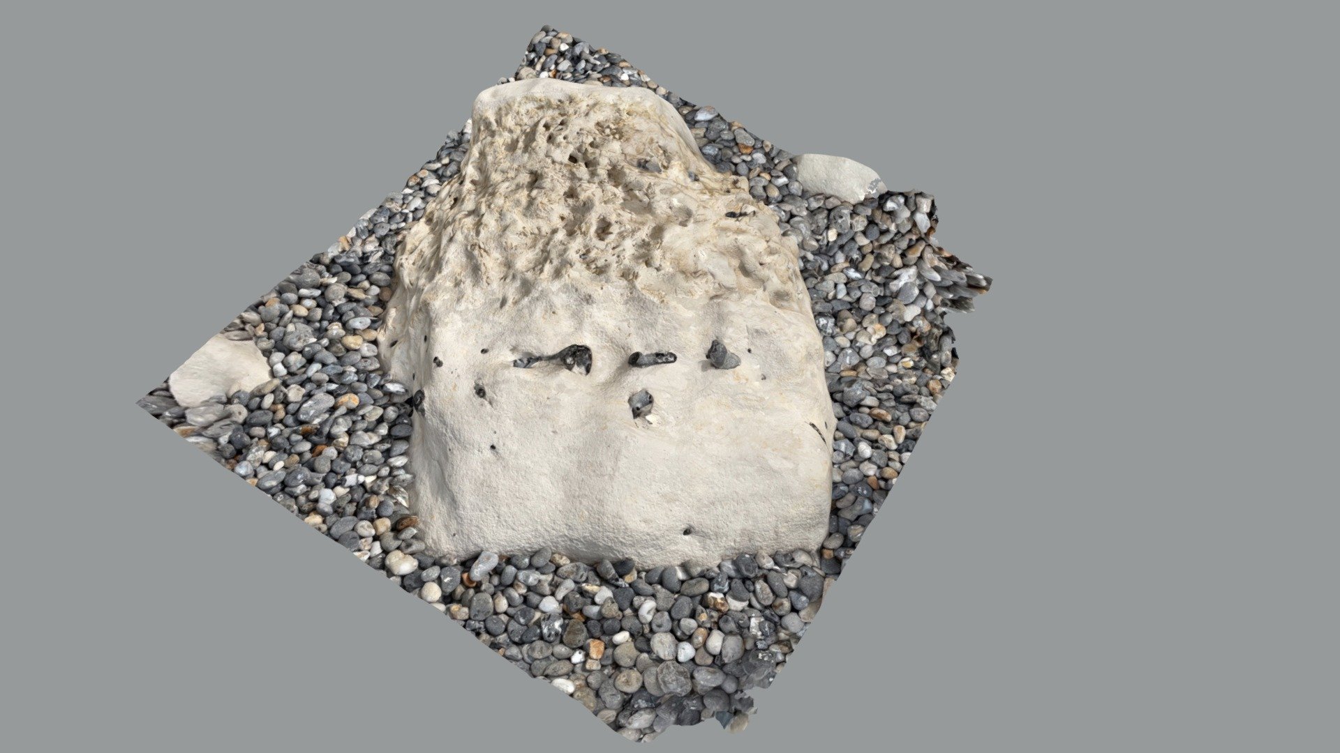 Bloc de craie avec des silex noirs (Ault)