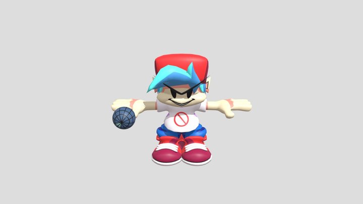 Bf-fnf 3D Model