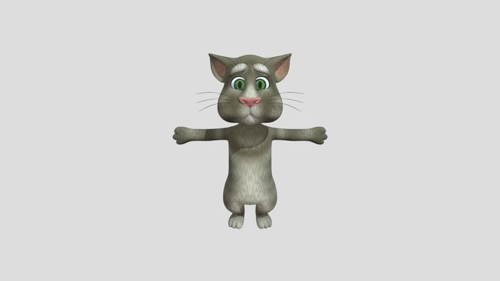 CAT CARTOON_zip 3D Model