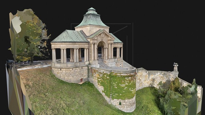 PAWILON POŁUDNIOWY - Wały Chrobrego w Szczecinie 3D Model