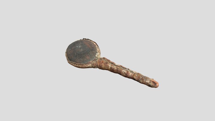 Flat Stone Club 3D Model
