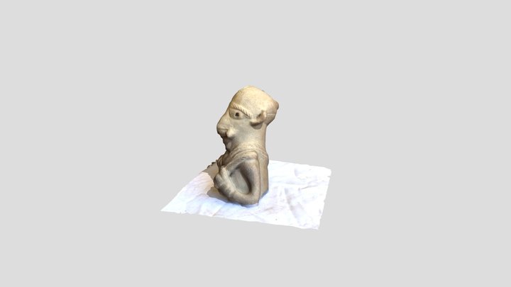 HUMAN WITH WHISK 3D Model