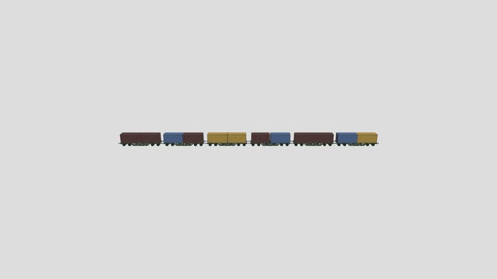 Vagones 3D Model