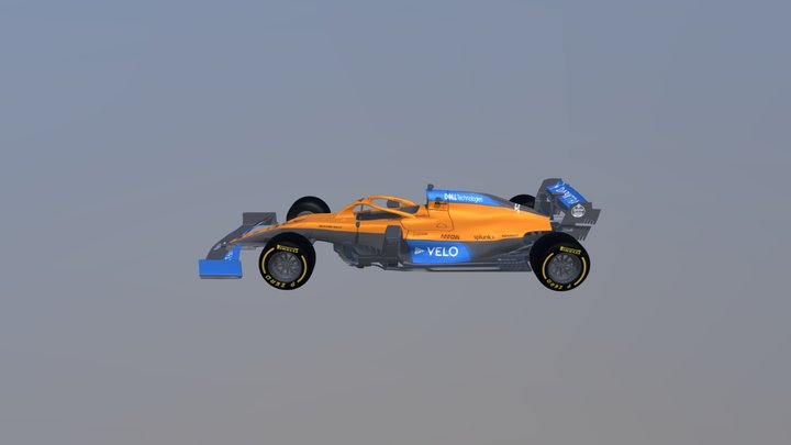 McLaren F1 Car 2020 3D Model