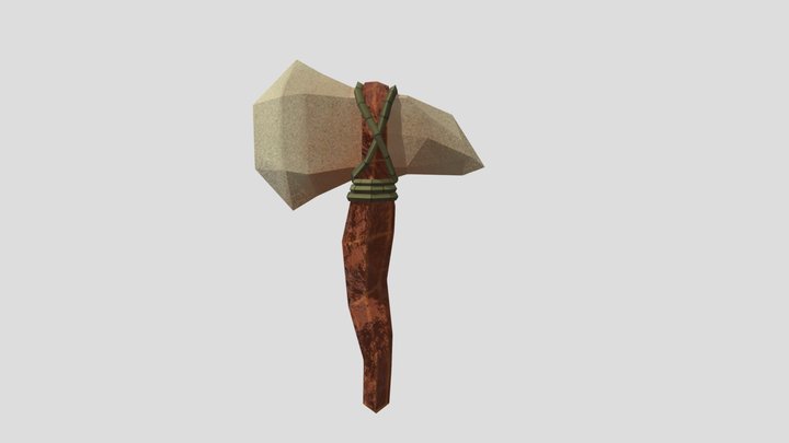 Stone Age _Axe 3D Model