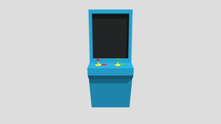 Arcadekast 3D Model