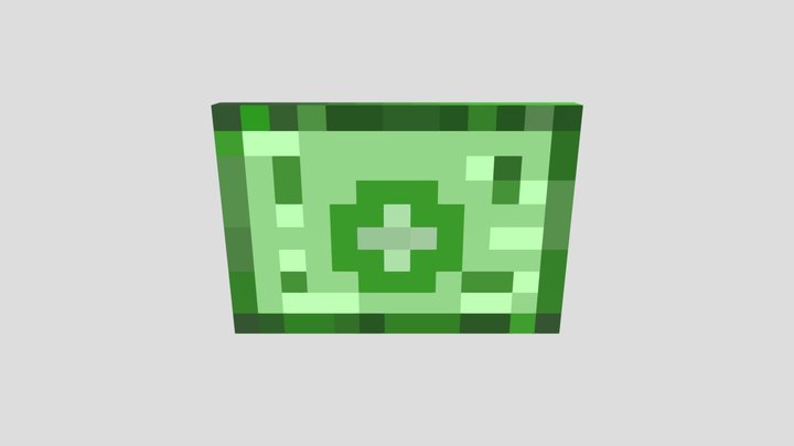 Robux pixel icon 3D 3D Model