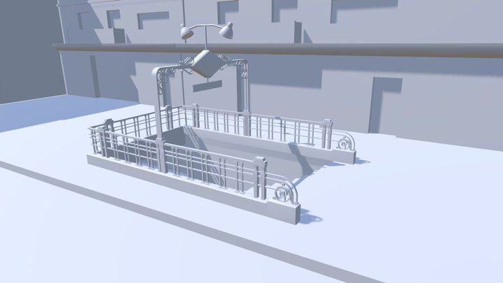 Metro Madrid maqueta 3D Model