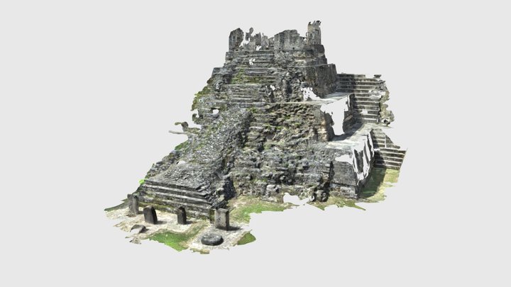 Templo 34, Tikal (iPad LiDAR challenge) 3D Model