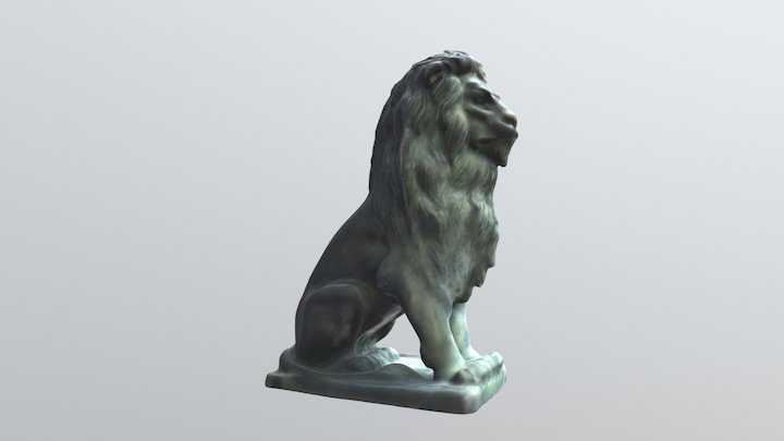 Capital Grille Lion 3D Model