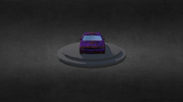 Dodge Challenger SRT 3D Model