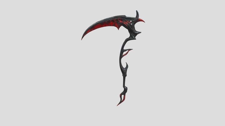 Dark Crescent Blade 3D Model