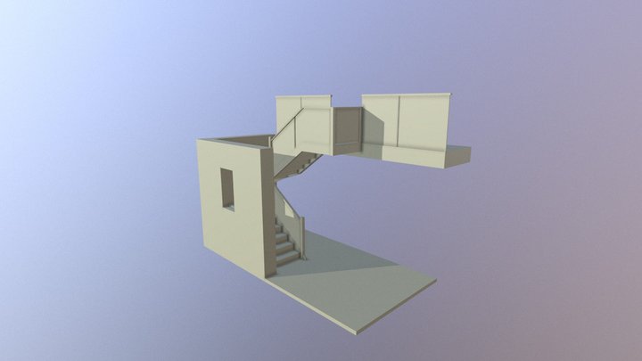 Stairs Design 4 3D Model