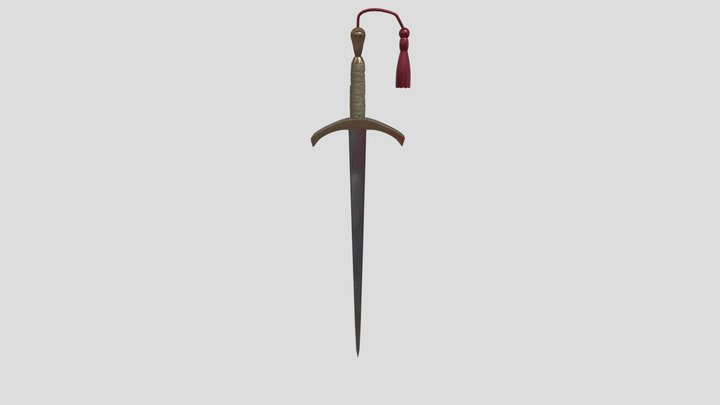 Italian Sword 3D Model