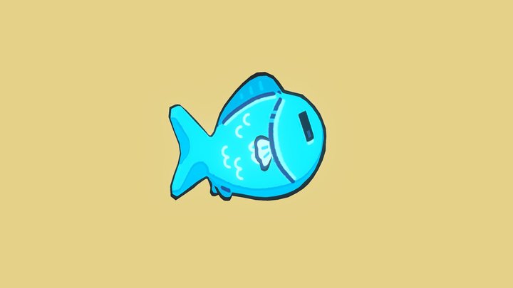 Sameko Saba Fish Model 3D Model