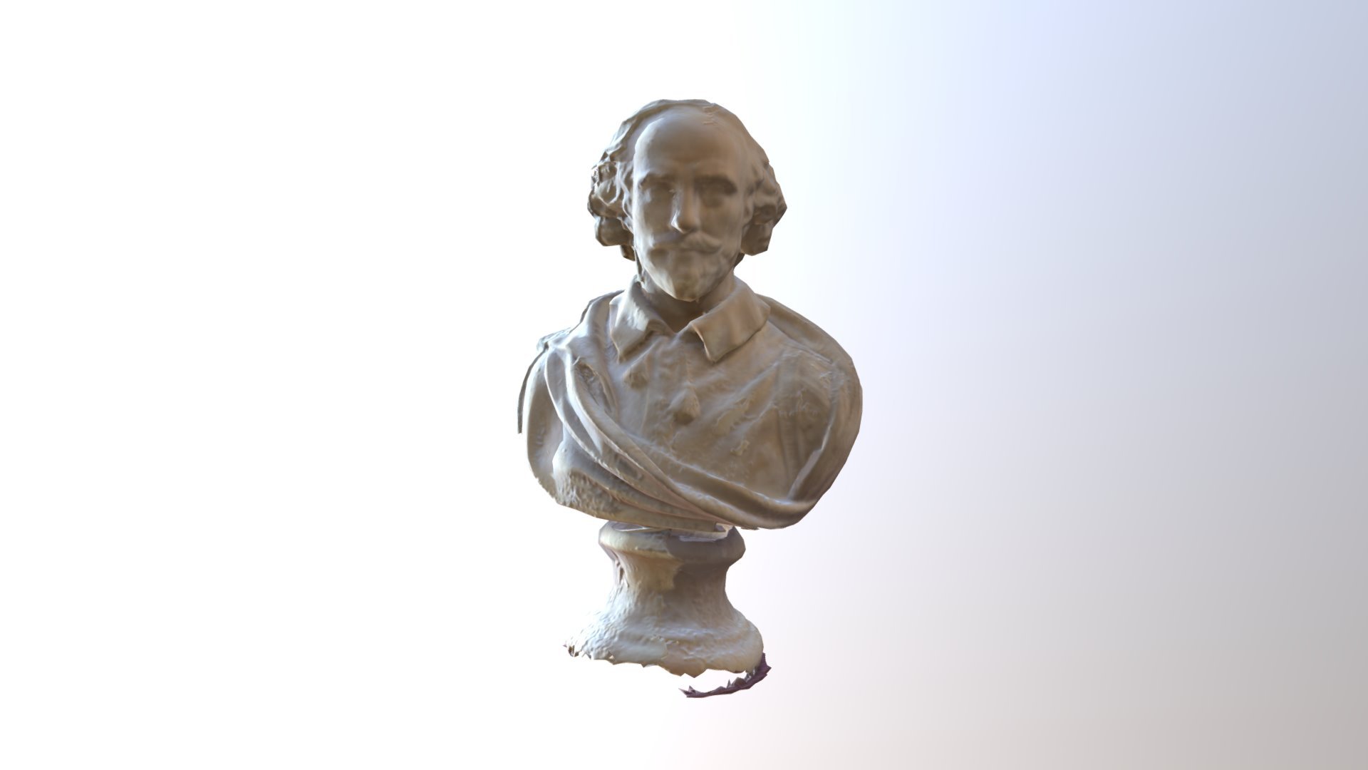 William Shakespeare Statue Download Free 3d Model By David Wigforss Dwigfor 7819283 