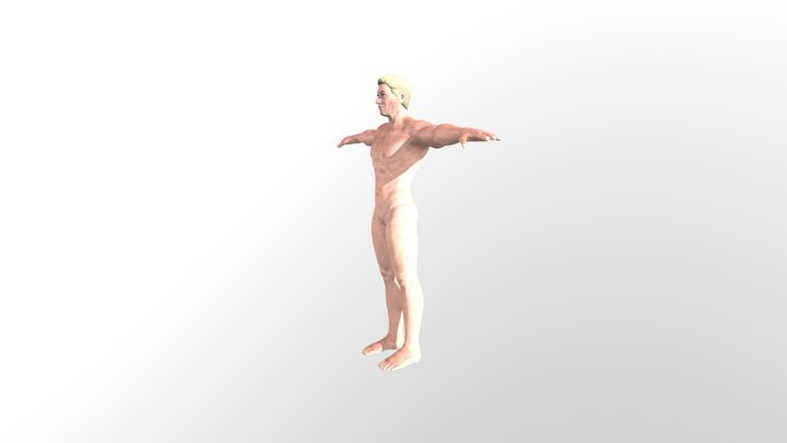 old man mesh body 3D Model