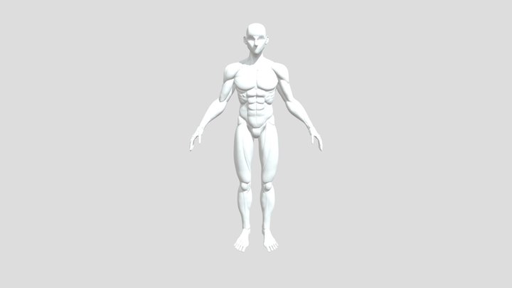 Stylized Male 3D Model