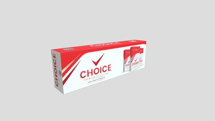 Choice-Red-Carton 3D Model