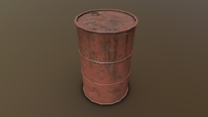 Barrel_3d_model 3D Model