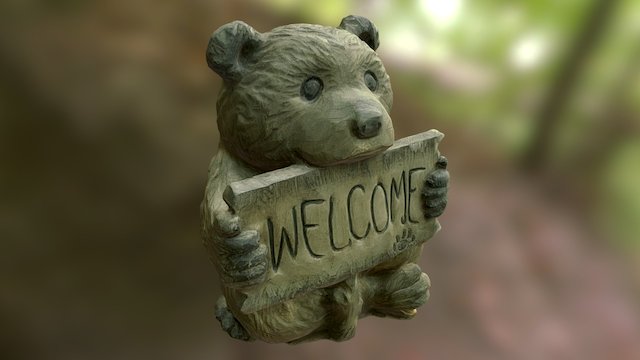 Welcome Teddy 3D Model