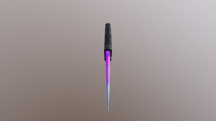 Karambit Sugar Rush 3D Model