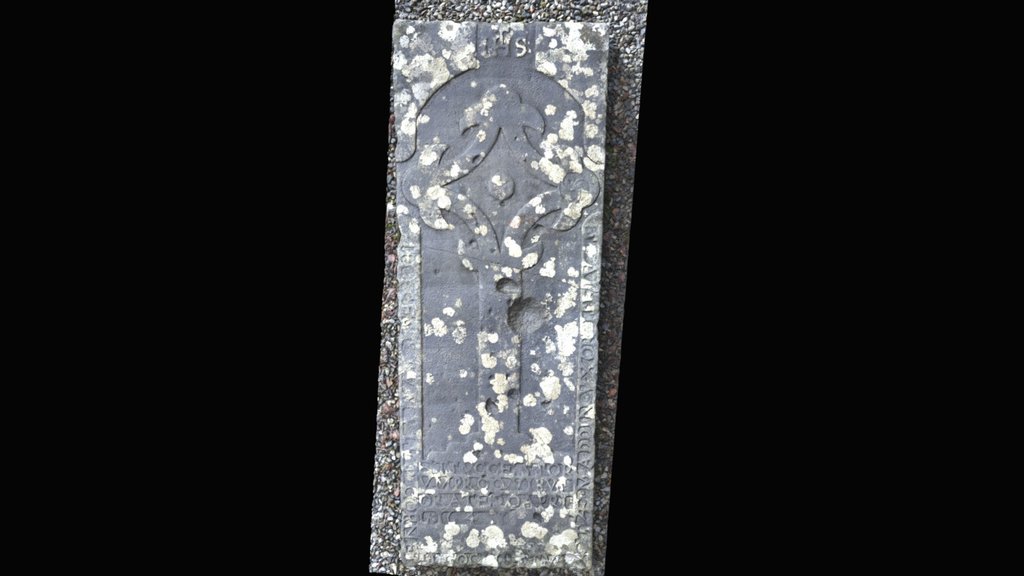 Portumna Abbey Graveslab (GA127-019004-)