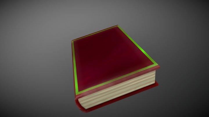 Buch 3D Model