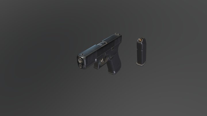 Urbaniac! HandGun01 3D Model