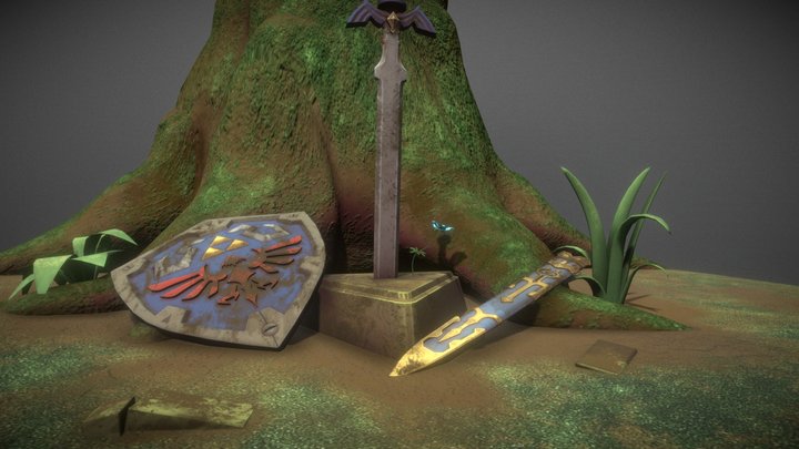 Zelda Of Us 3D Model