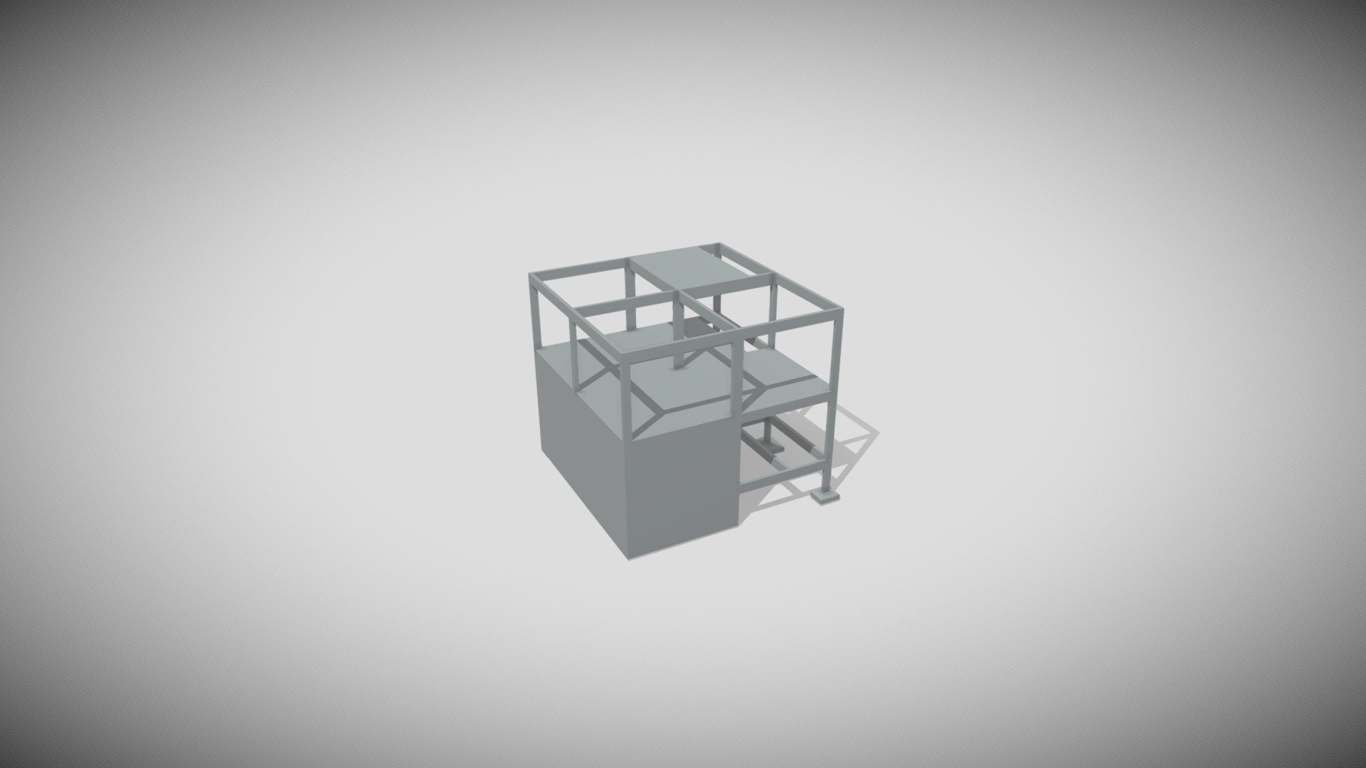 ESTRUTURA 3D - AÇOUGUE DENIS