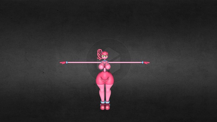 Octal Mommy Long Legs eyes updated 3D Model