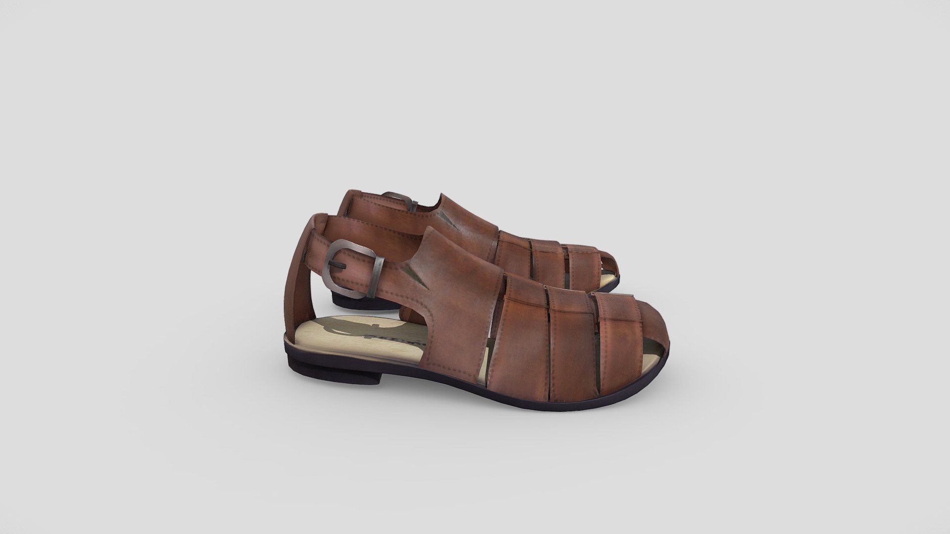 Male Summer Sandals - Buy Royalty Free 3D model by 3dia [78236a3 ...