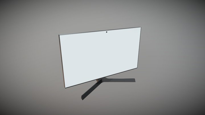 Borderless Monitor 3D Model