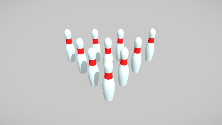Bowling Pin 3D Model