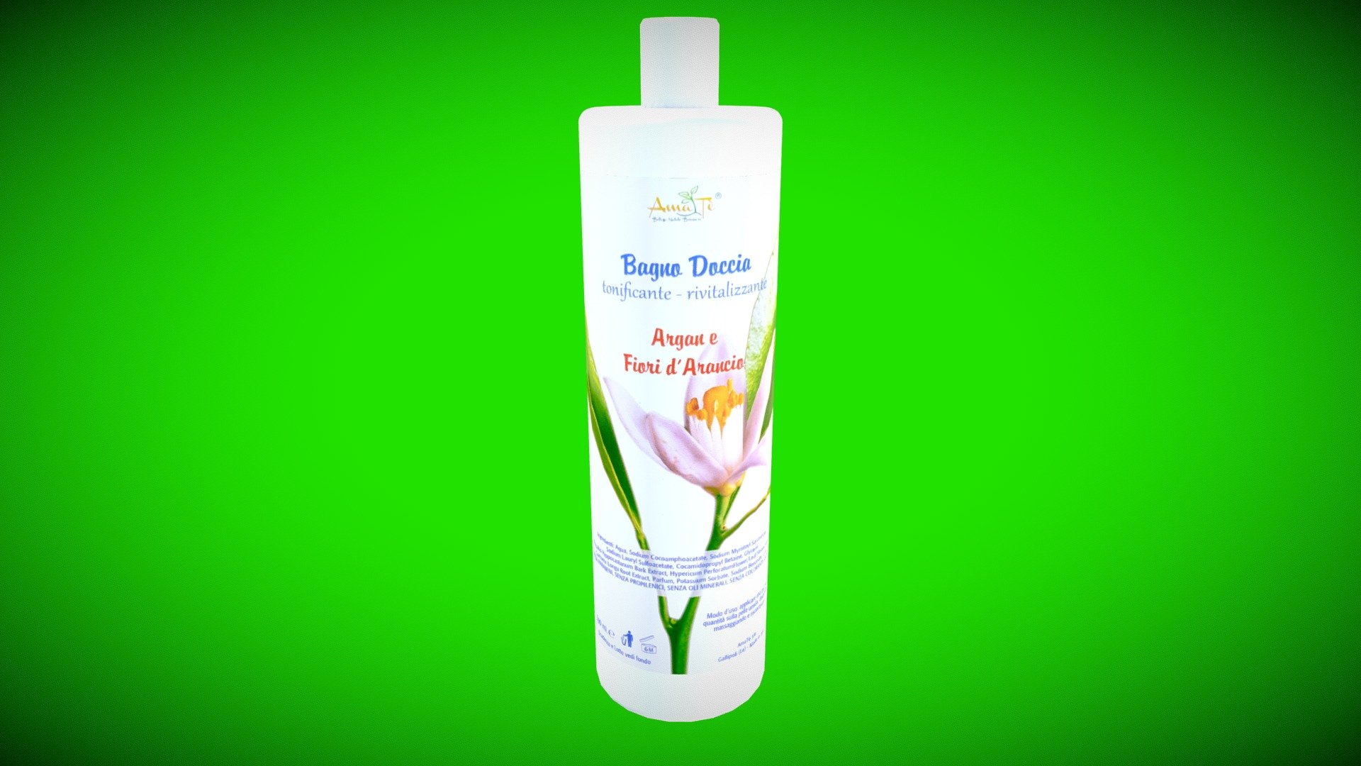 BAGNO DOCCIA  ARGAN E FIORI D 'ARANCIO AMATE'