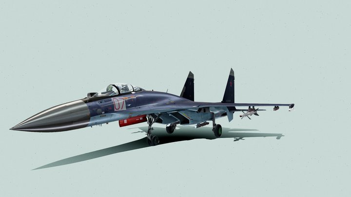 Su-27 3D Model