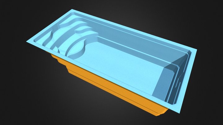 Bazén - Kaspik 3D Model
